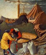 Fra Angelico St Nicholas saves the ship oil painting